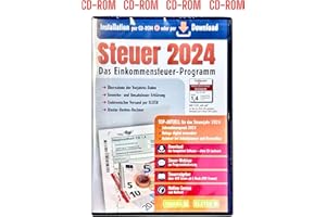 GENERISCH Aldi Steuer 2024 für die Steuererklärung 2024 am PC. ELSTER Klar Strukturiert Steuerprogramm per CD-Rom oder Download