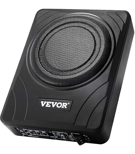 EMPHASER ESP-SUBFIX - Supporto antiscivolo per casse basse, per evitare che le casse dei bassi scivolino nel bagagliaio, angoli antiscivolo per fissare subwoofer in auto, 4 pezzi
