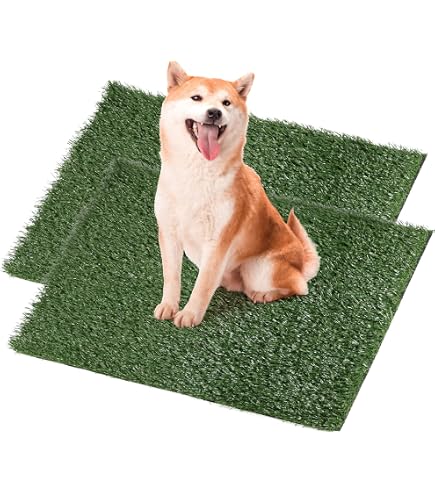 Produktbild von SSRIVER 50 * 65CM Künstlicher Grasteppich Hunde Rasenteppich Für Wiederverwendbare Hundetoiletten Hundetoilette Aus Kunstrasen Für Das Training Ihres Welpen Geeignet Für Den Innen- Und Außenbereich