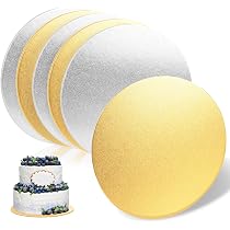 Tavole Per Torte Rotonde - Set 8 Pezzi 20 E 15 Cm Riutilizzabili - Foto 5