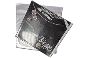CUIDATUMUSICA Fundas para Discos DE Vinilo LP con Tira Adhesiva DE Cierre/Pack de 100 Fundas - Marca Cuida Tu Musica - / Ref.2372