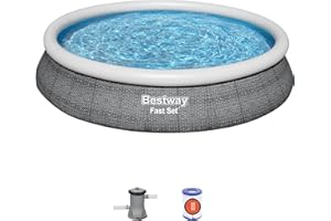 Bestway 57313-4 Fast Set Piscina Hinchable Redonda 457 x 84 cm