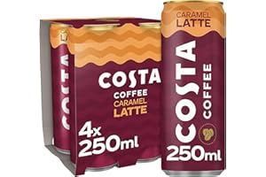 Costa Coffee Caramel Latte 4 x 250 ml