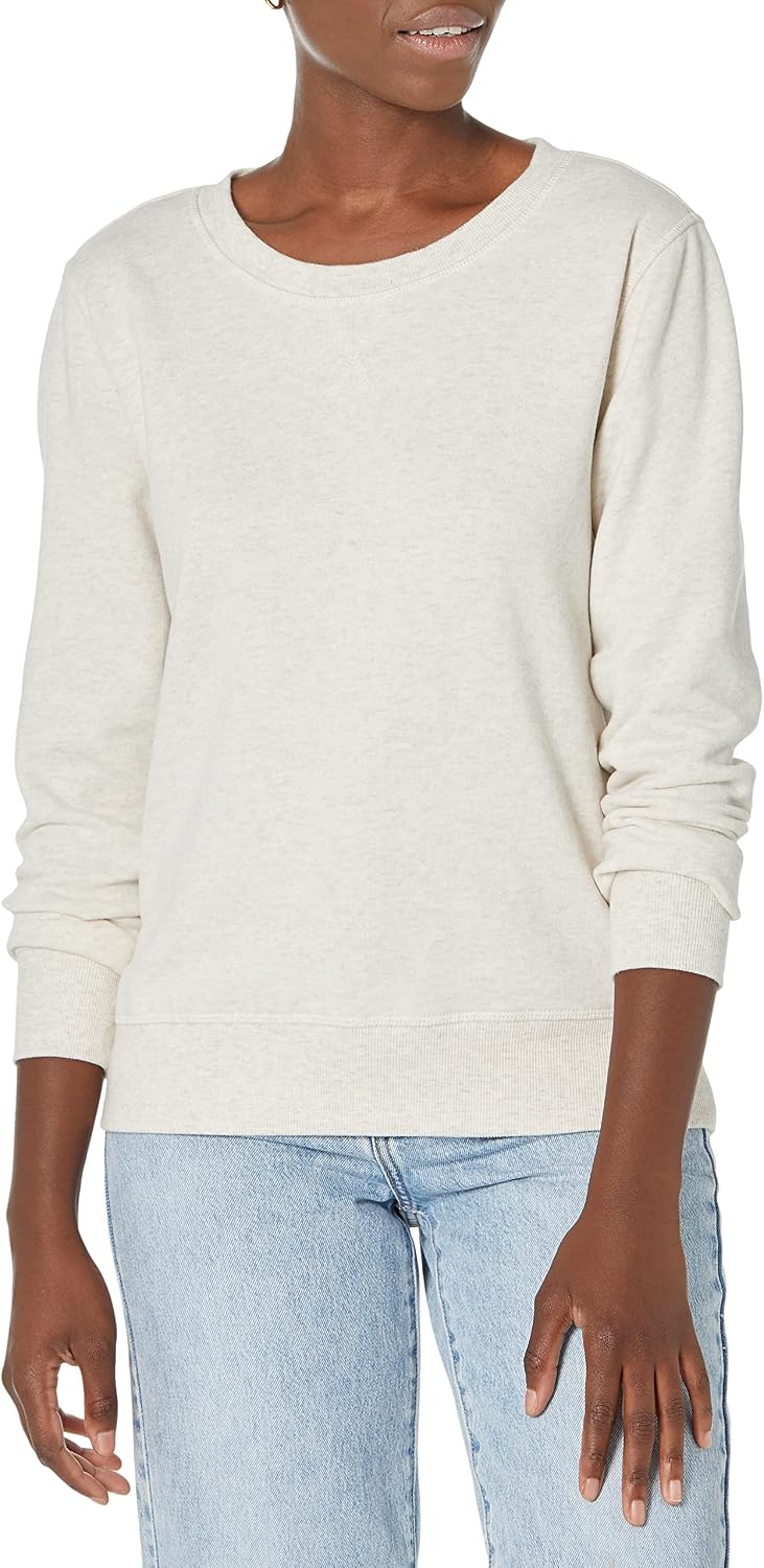 Amazon Essentials Mujer Sudadera con Cuello Redondo de Forro Polar (Disponible en Tallas Grandes)