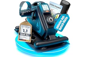FREITHAL Gelenkschonender Pedaltrainer für Senioren [TESTSIEGER] - Pedaltrainer für Zuhause - Beintrainer - Mini Heimtrainer Senioren - Deskbike - Tischfahrrad - Schreibtisch Fahrrad - Beintrainer im sitzen