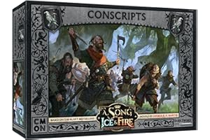 CMON Cool Mini or Not - A Song of Ice and Fire: Night's Watch Conscripts Unit Expansion - Miniature Game