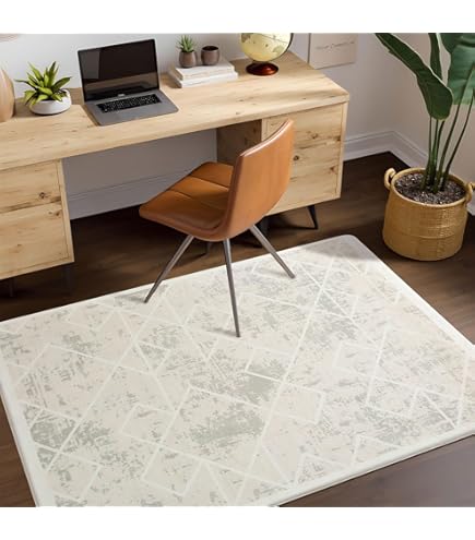 Hanse Home Plume Tapijt, used look, laagpolig, modern vintage design, voor eetkamer, woonkamer, kinderkamer, hal, slaapkamer, keuken, rood, 160 x 230 cm
