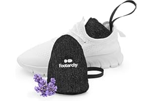 FOOTARCHY Saquitos Desodorantes para Zapatos Aroma Lavanda (2x80g) – Absorbe Olores y Humedad con Carbón Activado, Reutilizables 12 Meses, para Zapatillas y Botas