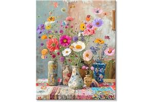 Puzzle 1000 Teile Erwachsene Flowers Klassisches Lernspiel Puzzles, Geschicklichkeitsspiel für Die Ganze Familie, Wunderschönes Dekoration Puzzle und Geschenke 70 X 50cm