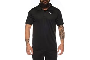 RAFF&TAFF Raff & Taff Polo Shirt Fitness Shirt hochwertiges Atmungaktives Funktionsshirt T-Shirt Freizeit Shirt