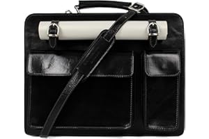 Time Resistance Leder Arbeitstasche – Handgemacht Ledertasche 15 Zoll Laptoptasche Bürotasche Notebooktasche Businesstasche Aktentasche Umhängetasch