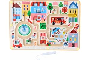 Labyrinthe magnétique Ma petite ville Ingela P.Arrhenius - Vilac