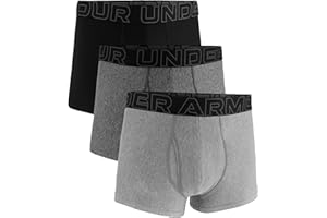 Under Armour Men's Underwear 3" Cotton Boxerjock - 3 Pack