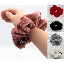 Anna Karinna Kids Scrunchies Aus Cord – Handgefertigt In Deutschland, 2 Größen, Clay Pink