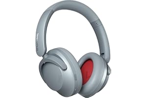 1MORE SonoFlow Active Noise Cancelling Headphones, Bluetooth Headphones with LDAC for Hi-Res Wireless Audio, 70H Playtime, Clear Calls, Preset EQ Via App,Silver
