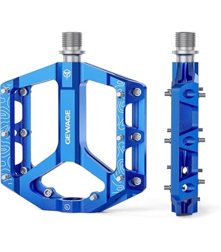 UPANBIKE Rennrad Pedale Magnesiumlegierung - 9/16 Zoll, Rutschfest, 400g