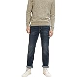 Tom Tailor TTMARVIN Straight jeans met stretch voor heren, 10115 - Clean Rinsed Blue Denim, 32W / 36L