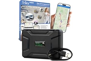 GSM-ONE Tracy-XL SOFORTSTARTPAKET: Langzeit GPS Tracker 10000 mA, mit starkem Magneten, STARTPAKET komplett inkl. SIM-Karte, EU-Daten-Flat, Portal und App Alles fertig, Alles drin !!