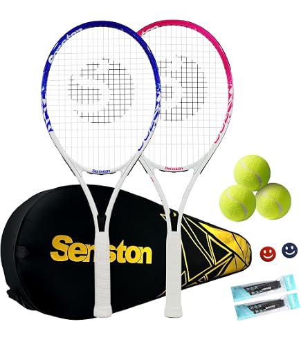 MoKo Set di Racchette da Pickleball, 2 Coppie di Racchette da Pickleball in Fibra di Vetro con 4