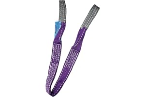 LIFTINGEAR 1 Tonne Duplex Polyester Webbing Lifting Cargo Sling Strap Strop 1-10mtr EWL Certified BSEN1492-1 2000 (1mtr)