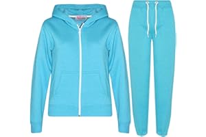 A2Z4KIDS A2Z 4 Kids Plain Tracksuit Hoodie with Joggers Jogging Suit Sweatpants Sports Activewear Set for Children Girls Boys Age 2-13 Years