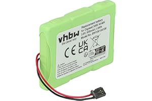 vhbw Batería Recargable Compatible con Siemens Gigaset 3000 Micro, 3010 Micro, 3015 Micro, Telekom/T-Sinus 45M teléfono Fijo o inalámbrico (500 mAh, 3,6 V, NiMH)