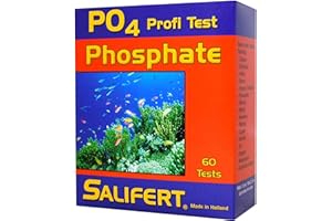Salifert Phosphat-Teststreifen für Aquarien, 6 Tests, Reaktives Substrat, Phosphat-Test