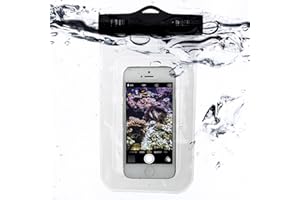 Movoja Custodia Impermeabile per iPhone 4 4S 5 5S 6 Plus, Samsung S3 S4 S5 Note 2 Note 3 Note 4, per Foto Sott'Acqua