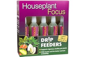 GROWTH TECHNOLOGY Houseplant Focus Drip Feeders 38ml - 10 box