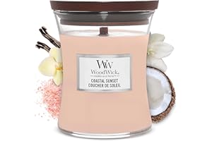 Woodwick Candela profumata a Clessidra Media con Pluswick Innovation, Tramonto sulla Costa