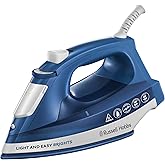 Russell Hobbs Light & Easy steam iron, ceramic-Buegelsohle, extra-shock steam output:, 2400 W Blue 24830-56