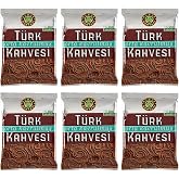 Kahve D&uuml;nyası T&uuml;rk Kahvesi, Orta Kavrulmuş,%100 Arabica, 100 gr, 6'lı Paket