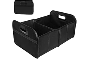 Jomdjmskes Organizador Maletero Coche, Bolsa Organizadora para el Maletero, Caja Plegable para el Coche, Organizador de Coche para Almacenamiento con Compartimento, Bolsa Maletero Accesorios