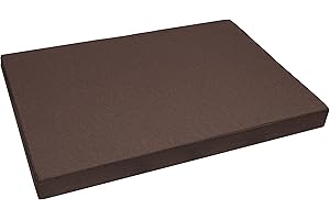 GARDEN FACTORY Bezug für Palettenkissen 120x80x10 Braun (ohne Füllung) Palettenkissenbezug Wasserabweisend In&Outdoor Sitzkissenbezug Rückenkissenbezug