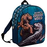Jurassic World Bag - Mochila para ni&ntilde;os con dise&ntilde;o de dinosaurio T-Rex para ni&ntilde;os, mochila de regreso a clases, bolsa de almu