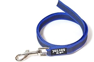 JULIUS K-9 Julius-K9 216GM-B-1 Laisse antidérapante Color & Gray sans poignée, 20 mm x 1 m, Bleu-Gris