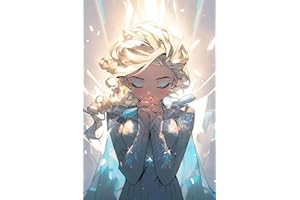 bayidun 5D DIY Diamond Art Painting Set, Full Drill, Vibrant Crystal Craft Embroidery, Numbered Cross Stitch Pictures for Kids & Adults, Unique Home Wall Decor and Gifts (Princess 11)