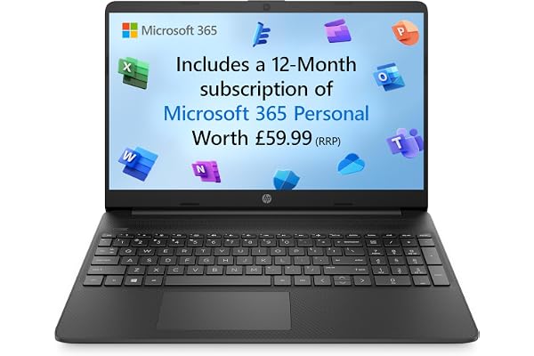 HP Laptop PC 15s-fq0004sa, Intel Pentium Silver N5030 Processor, 4 GB RAM, 128 GB SSD, Intel UHD 605 Graphics, 15.6 inch Full