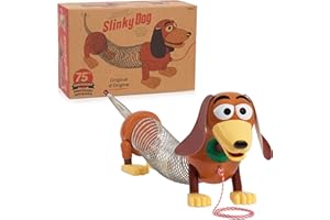 JUST PLAY Slinky Brand 03250 Slinky Retro Dog, Multi-Color