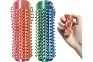Ntwdby 2 Stücke Little Ouchies Pain Fidget, Spiky Grippie Stim, Sensorik Spielzeug Für Erwachsene, Pocket Mini Fidget Toy, Pain stim Fidget, ADHS Spielzeug für Stressabbau, Fokus, Angstlinderung (A)
