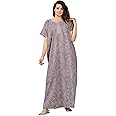 G4Girl Pure Cotton Embroidery Nighty for Women's | Night Gown | Nighty | Nightdress | Maxi | Sleepwear | Jaipuri Nighty | Nighties | Gown