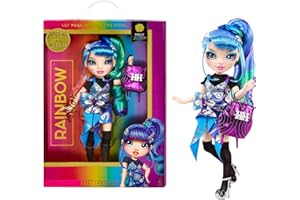 RAINBOW HIGH Rainbow Junior High Special Edition - HOLLY DE-VIOUS - 9"/22.86cm Blue and Green Posable Fashion Doll with Accessories and Open/Close Soft Backpack - Great Toy Gift for Kids Ages 4-12