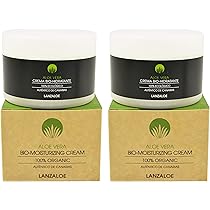 Lanzaloe Aloe Vera 100% organic bio-moisturizing cream 200ml x 2 units :  Amazon.es: Beauty
