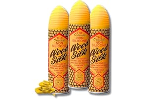 BRAYN Wood Silk Non-Silicon Furniture Polish with Natural Bee's Wax - 225ml (Pack of 3) - Premium Wood Care Solution for Enhanced Shine, Protection, and Long-Lasting Finish