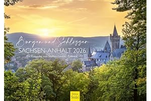 ‎EDITION SEIDEL Edition Seidel Premium Kalender Burgen und Schlösser Sachsen-Anhalt 2026 Format DIN A3 Wandkalender Deutschland Wernigerode Quedlinburg Hundisburg Schloß Burg Steffen Gierok-Latniak