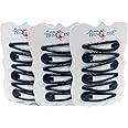 18x Hair clips barrettes Navy Blue School Uniform dark blue Colour hair Clips Slides Sleepies Snaps Bendies for Girls