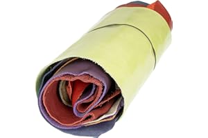 Langlauf Schuhbedarf Cuir Cache 1 kg -Multicolore Assortiment- Scraps A3 Taille - Chutes Tissus Loisirs créatifs Pièces, Toute Embarcation Travail e.g Réparation Sacs, Meubles. 100% Véritable! by