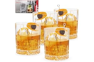 Spiegelau & Nachtmann Serve 4500176 - Juego de 4 Vasos de Whisky (Cristal, 368 ml)