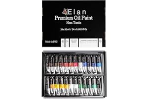 Elan Set Pittura ad Olio Professionale - 24 Tubetti da 50ml