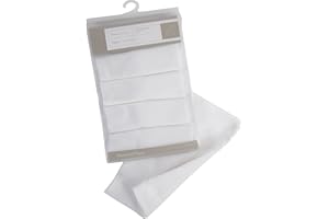 Mamas & Papas 5 Pack Large Cotton Muslin Squares, White